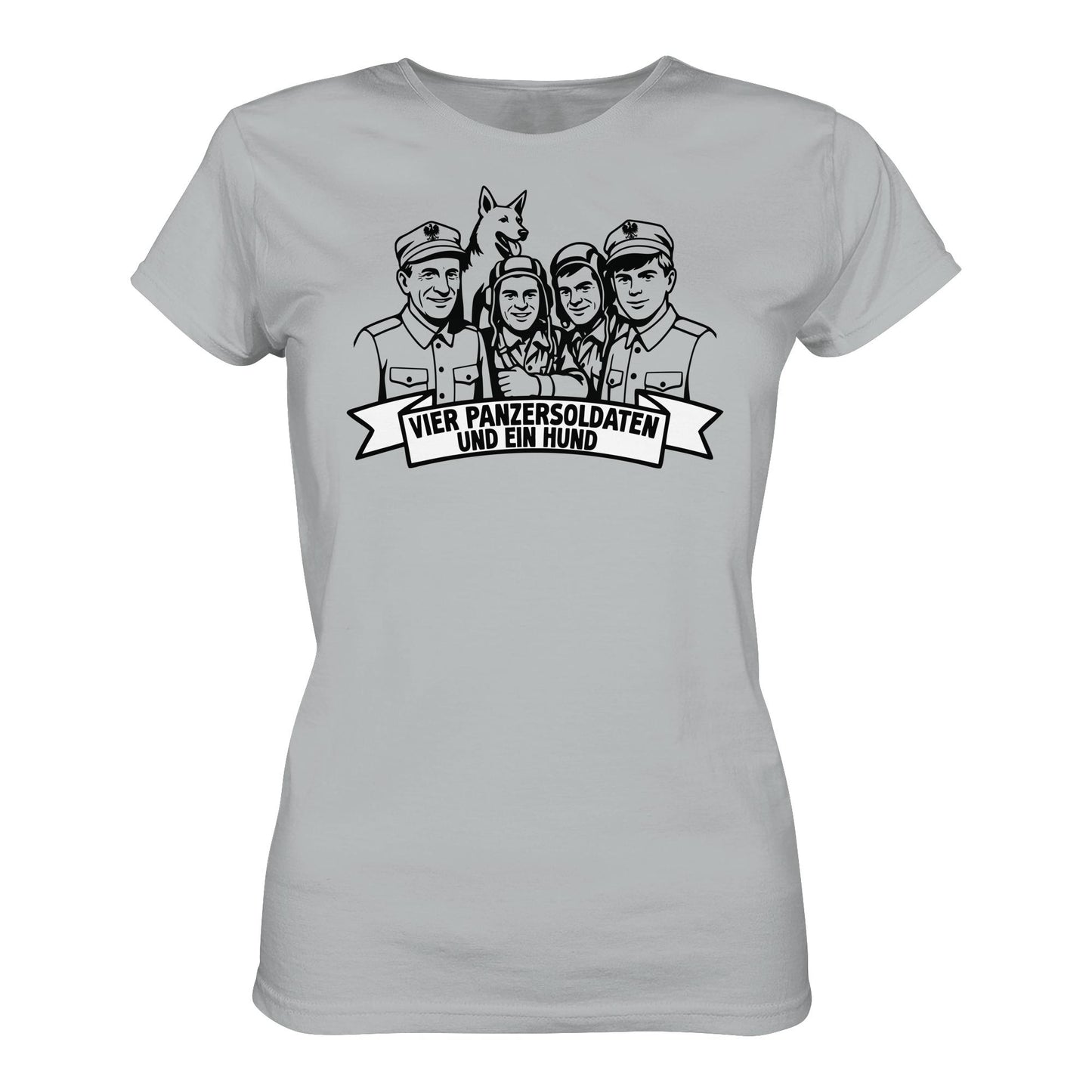 DDR Ostalgie Shirt Mädels • VIER PANZERSOLDATEN UND EIN HUND