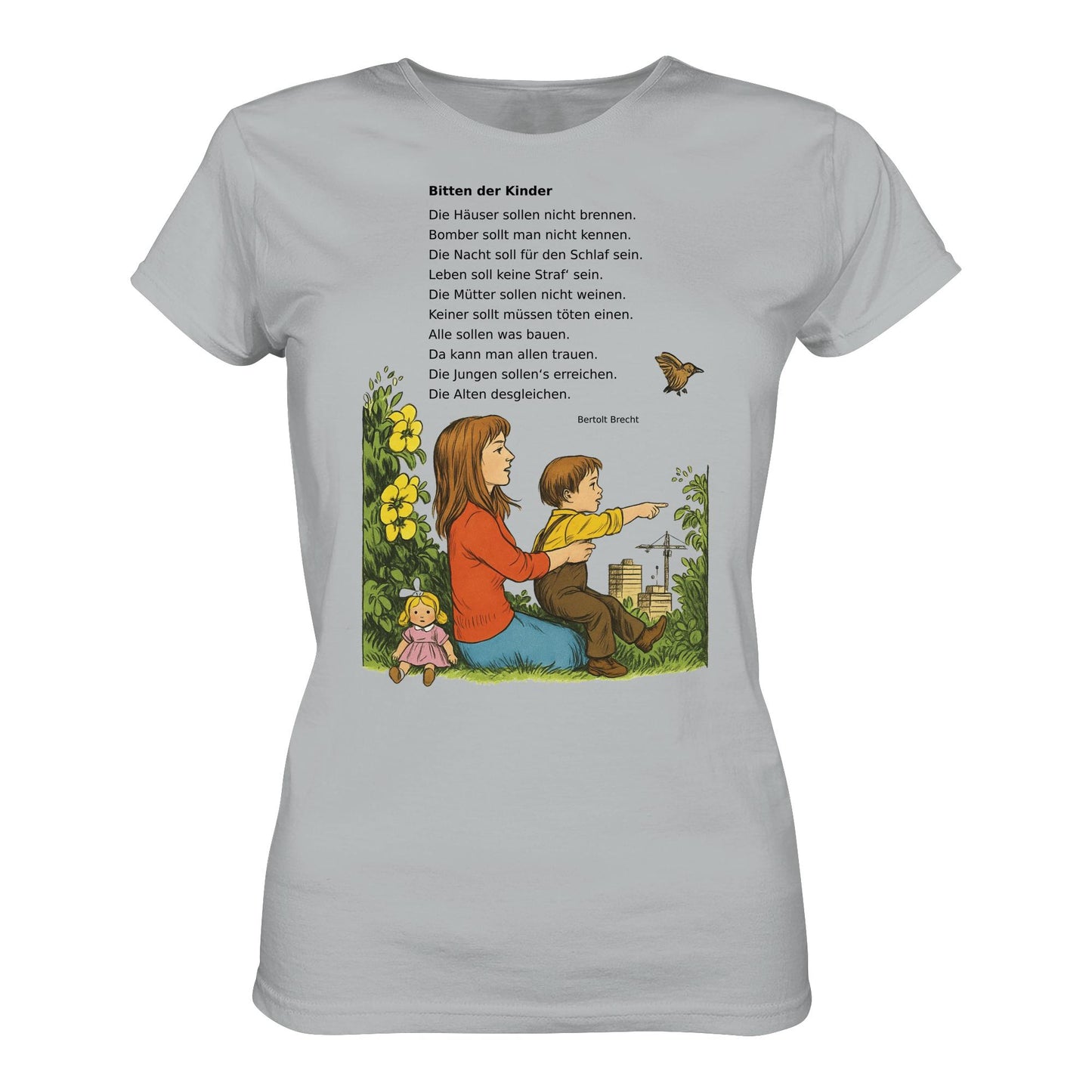 DDR Ostalgie Shirt Mädels • BITTEN DER KINDER - UNSERE FIBEL