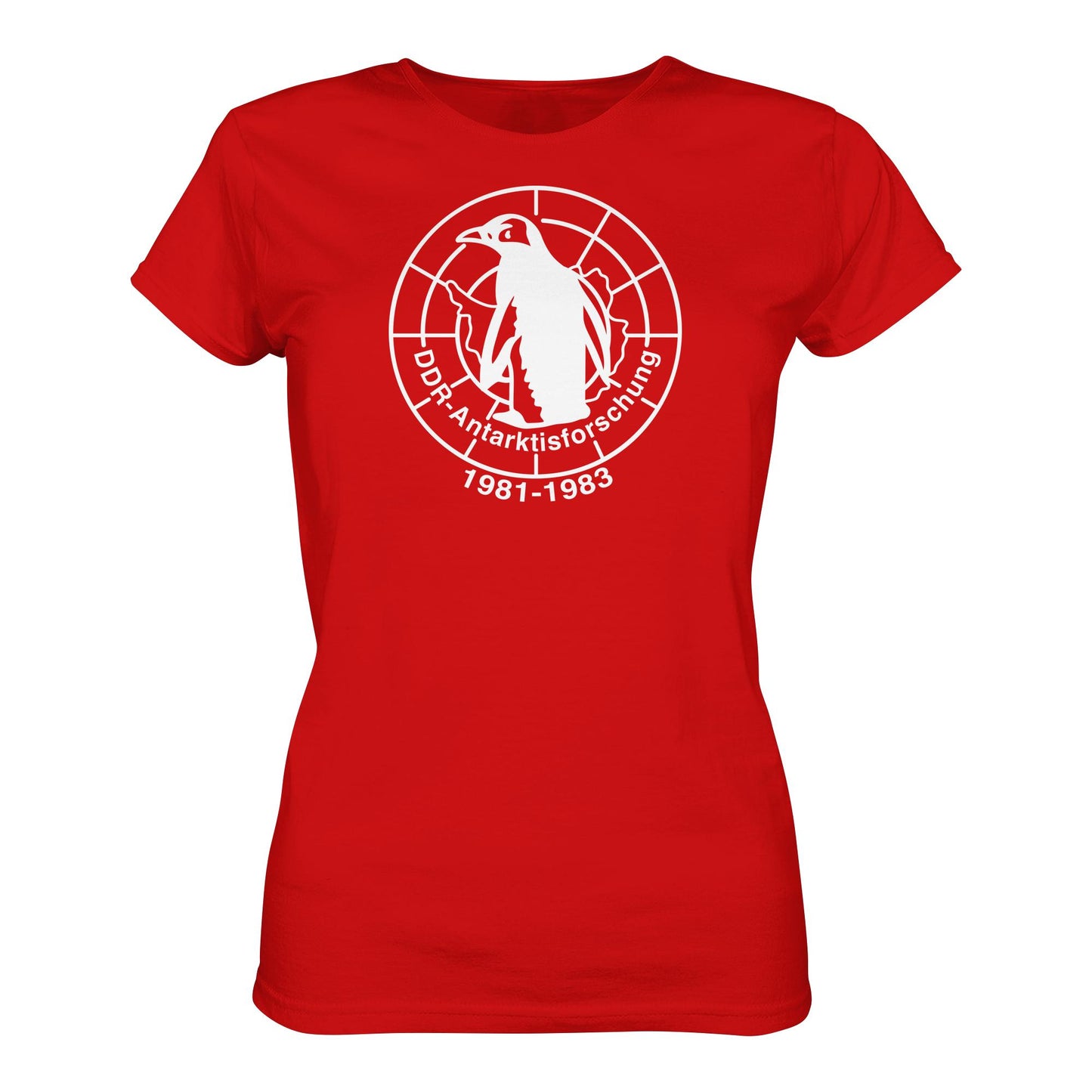 DDR Ostalgie Shirt Mädels • ANTARKTISFORSCHUNG DER DDR - 1981-1983, POSTSTEMPEL