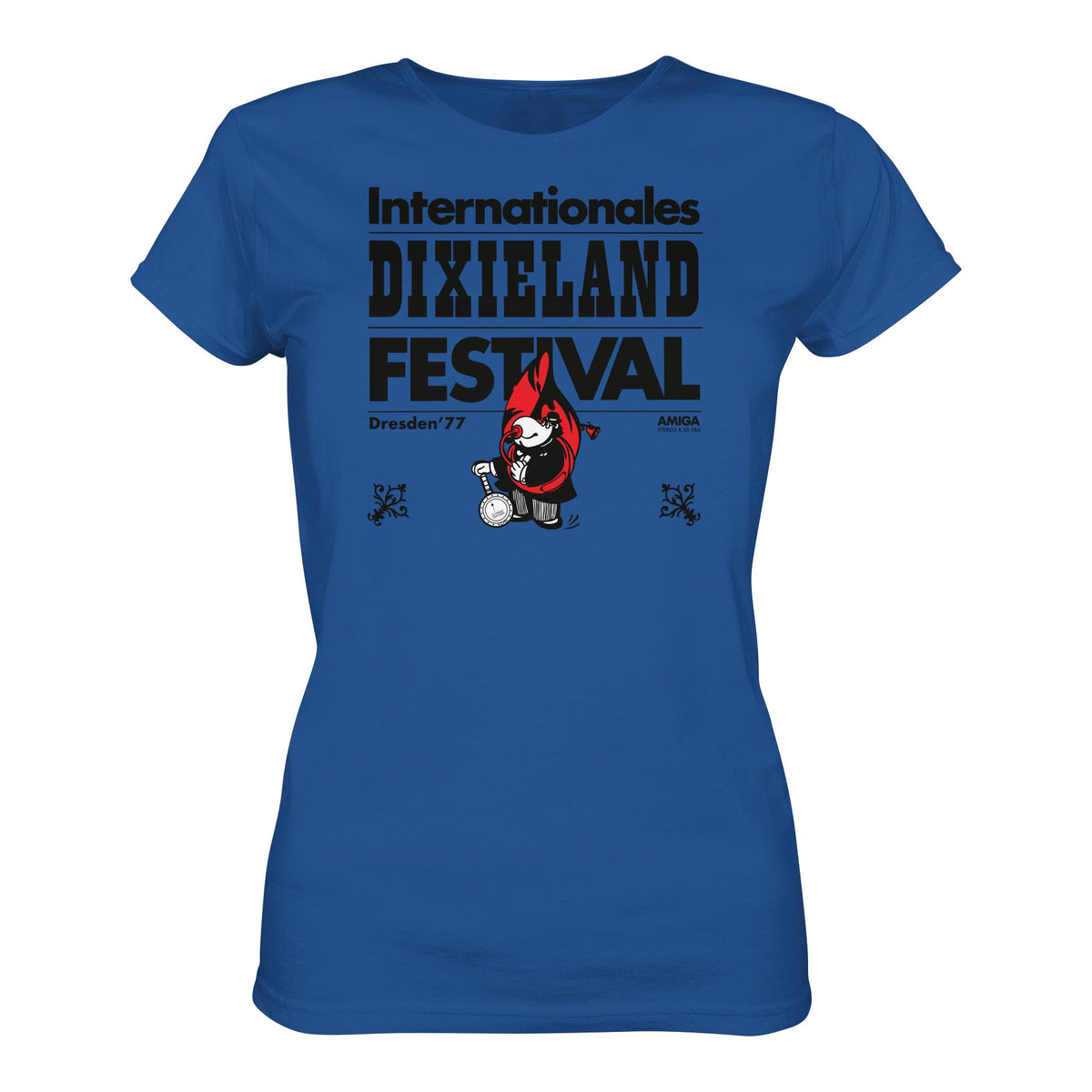 DDR Ostalgie Shirt Mädels • INTERNATIONALES DIXIELAND FESTIVAL DRESDEN 1977