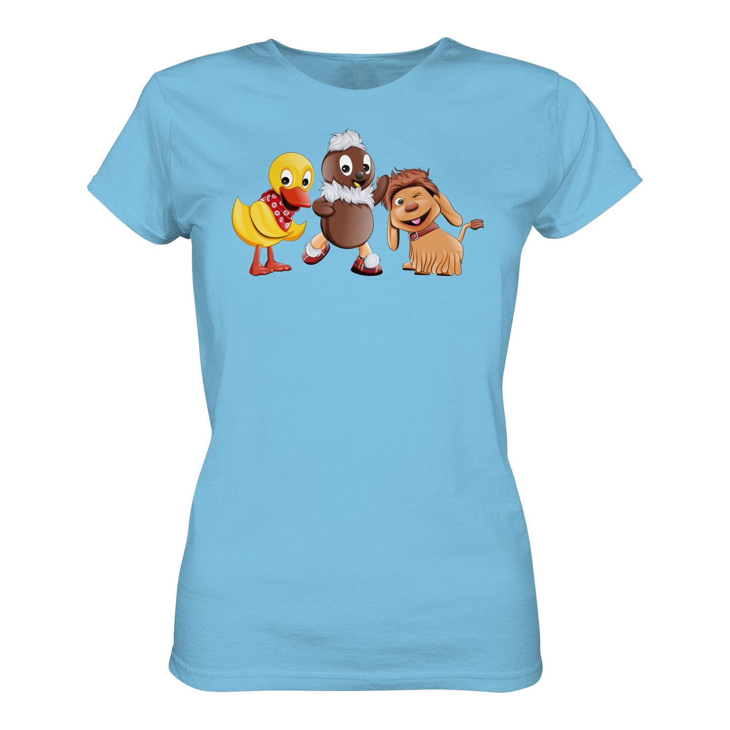 DDR Ostalgie Shirt Mädels • UNSER SANDMÄNNCHEN - PITTI, MOPPI & SCHNATTERINCHEN