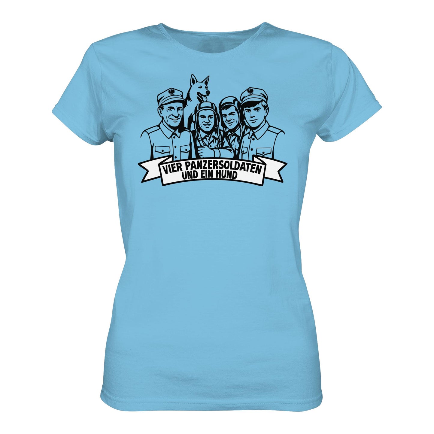 DDR Ostalgie Shirt Mädels • VIER PANZERSOLDATEN UND EIN HUND