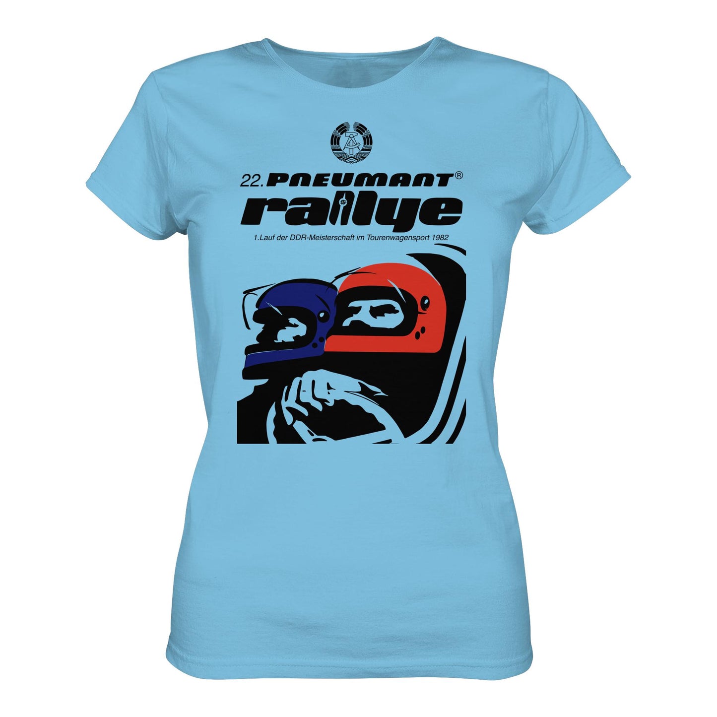 DDR Ostalgie Shirt Mädels • 22. PNEUMANT RALLYE 1982 (ORIGINAL DDR-PLAKAT)