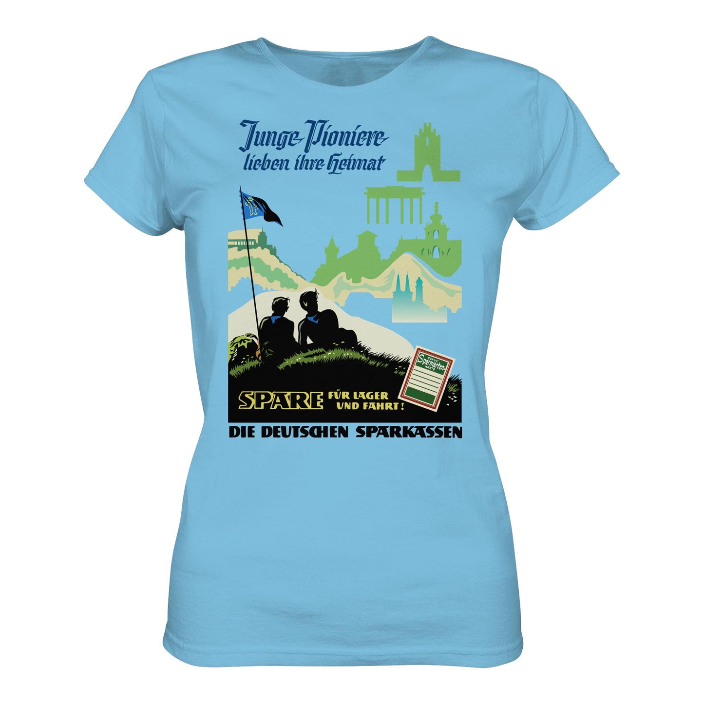 DDR Ostalgie Shirt Mädels • JUNGE PIONIERE LIEBEN IHRE HEIMAT