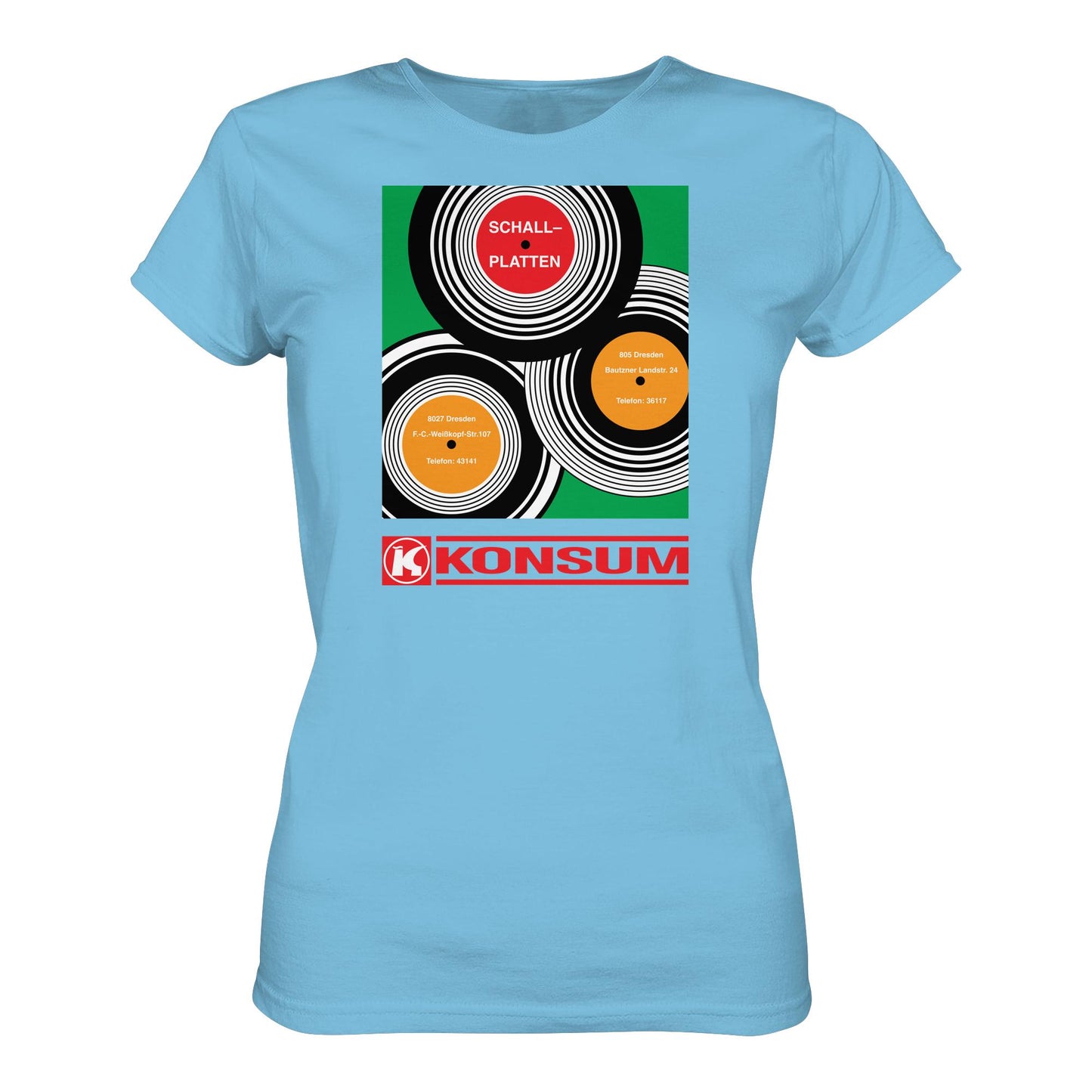 PREMIUM SHIRT MÄDELS • KONSUM SCHALLPLATTEN DRESDEN