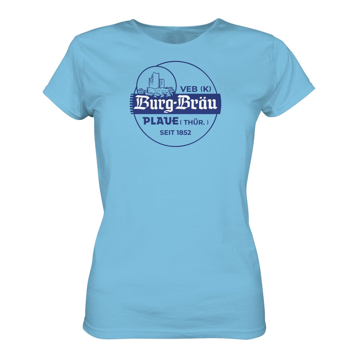 PREMIUM SHIRT MÄDELS • VEB BURG-BRÄU PLAUE BIERE