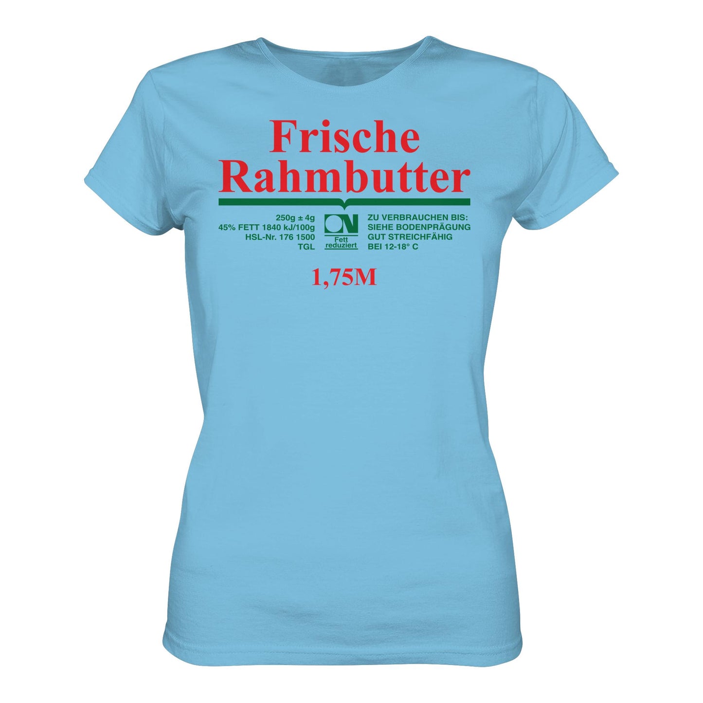 DDR Ostalgie Shirt Mädels • FRISCHE RAHMBUTTER - KONSUM