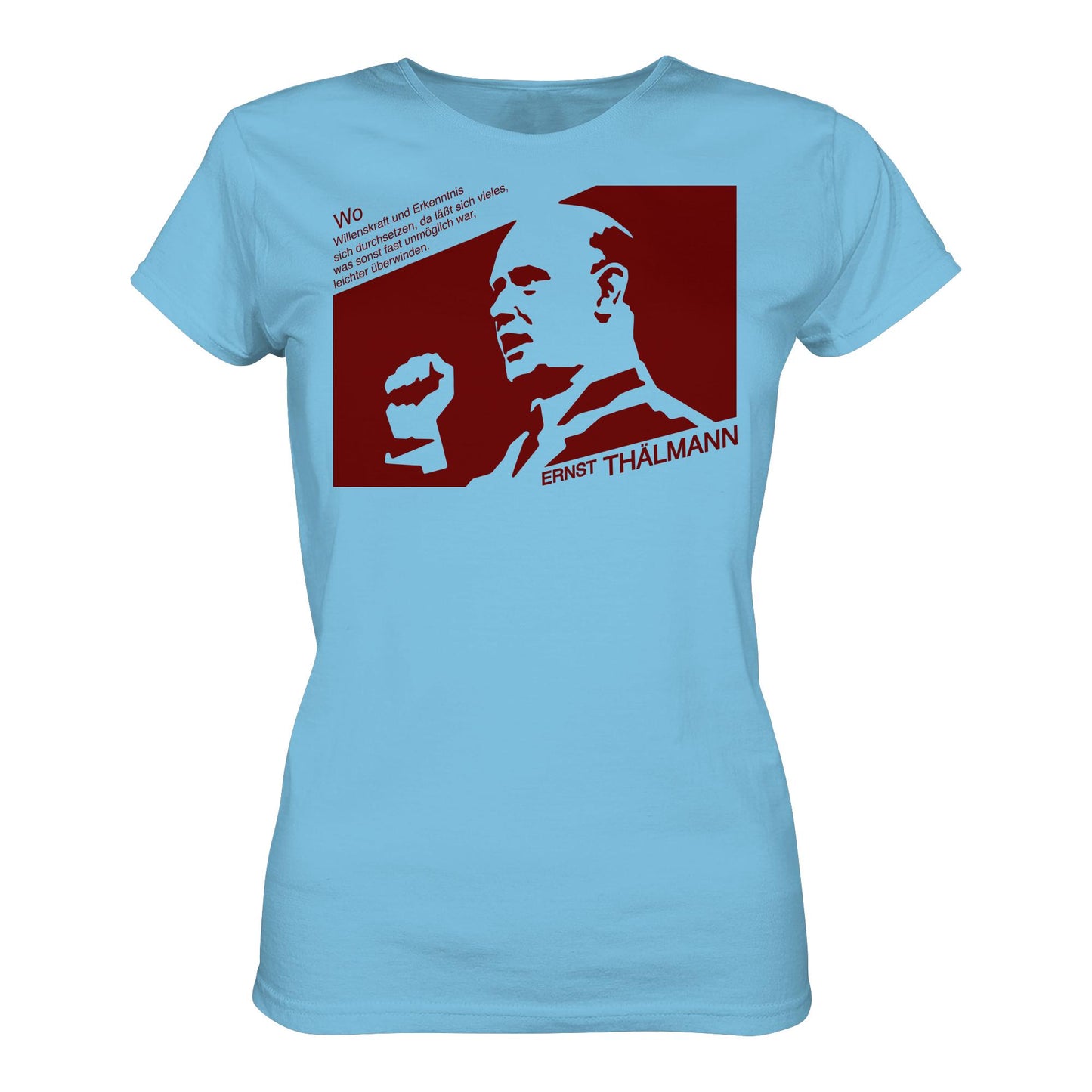 DDR Ostalgie Shirt Mädels • ERNST THÄLMANN - ORIGINAL DDR-PLAKAT