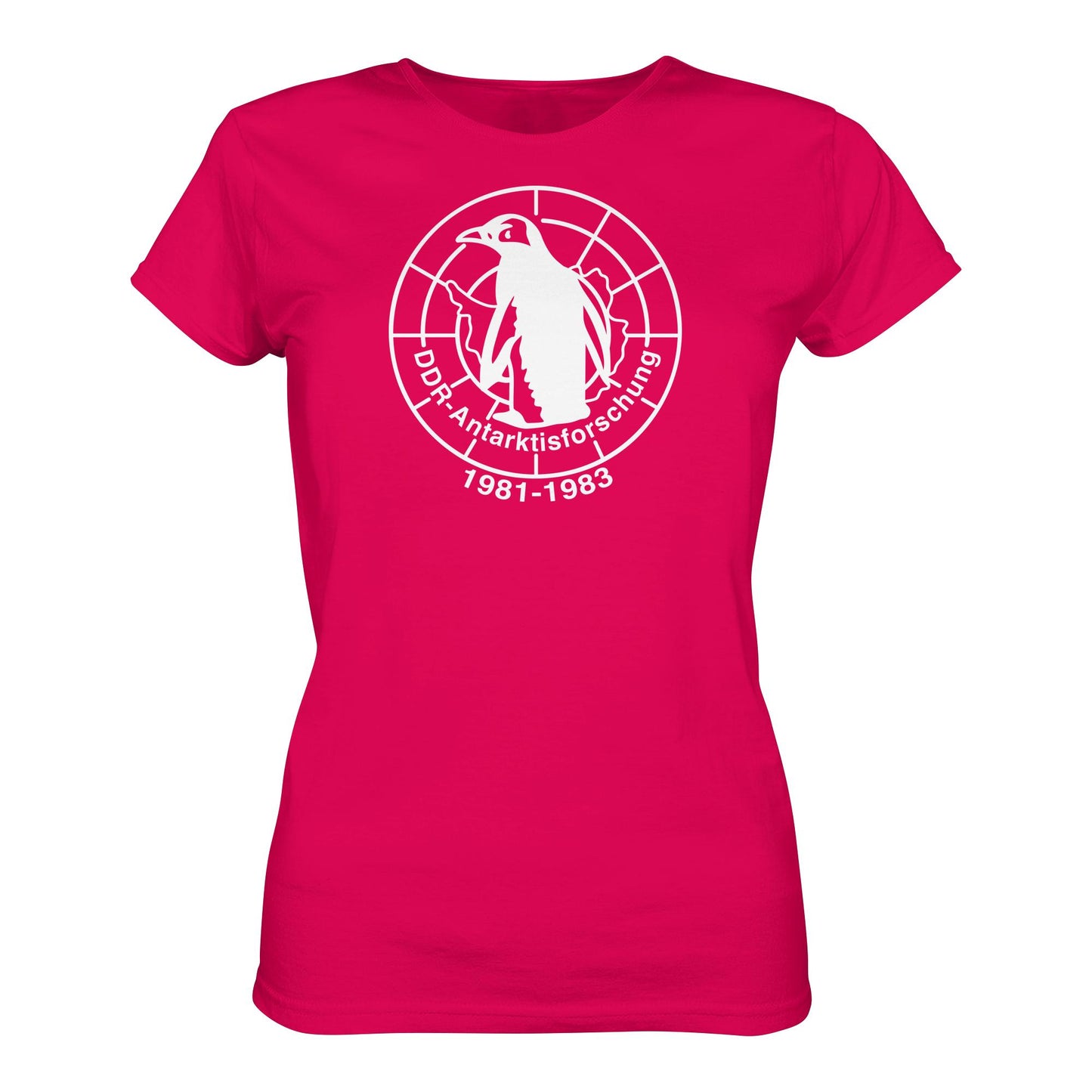 DDR Ostalgie Shirt Mädels • ANTARKTISFORSCHUNG DER DDR - 1981-1983, POSTSTEMPEL
