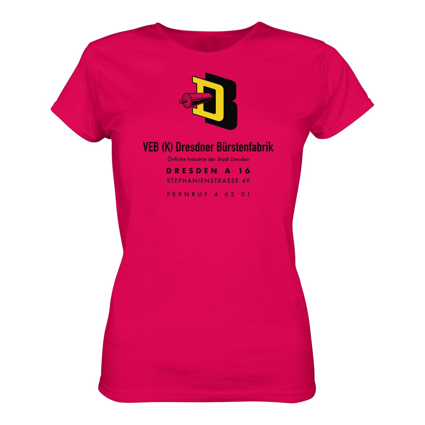 DDR Ostalgie Shirt Mädels • VEB DRESDNER BÜRSTENFABRIK