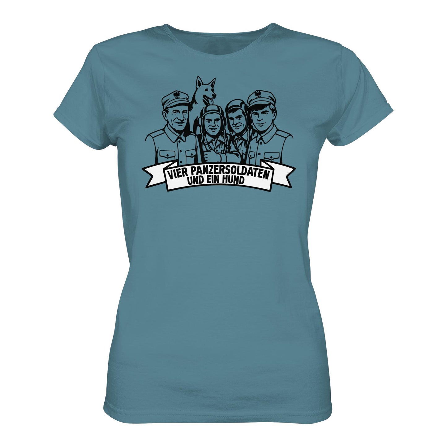DDR Ostalgie Shirt Mädels • VIER PANZERSOLDATEN UND EIN HUND