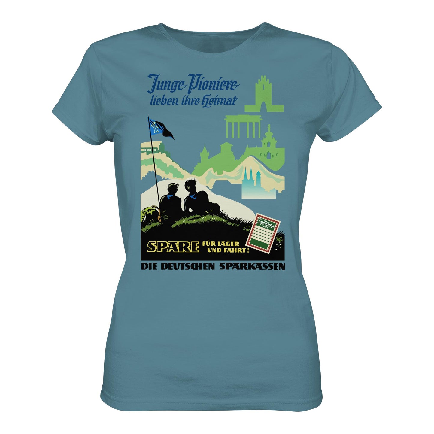 DDR Ostalgie Shirt Mädels • JUNGE PIONIERE LIEBEN IHRE HEIMAT