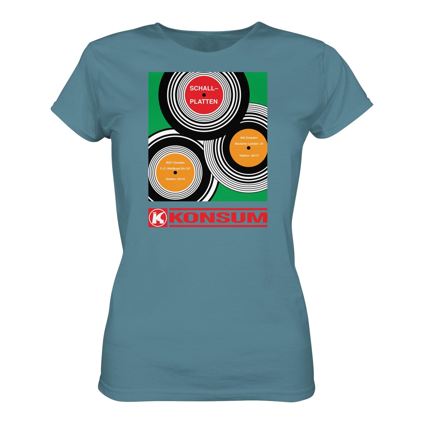 PREMIUM SHIRT MÄDELS • KONSUM SCHALLPLATTEN DRESDEN