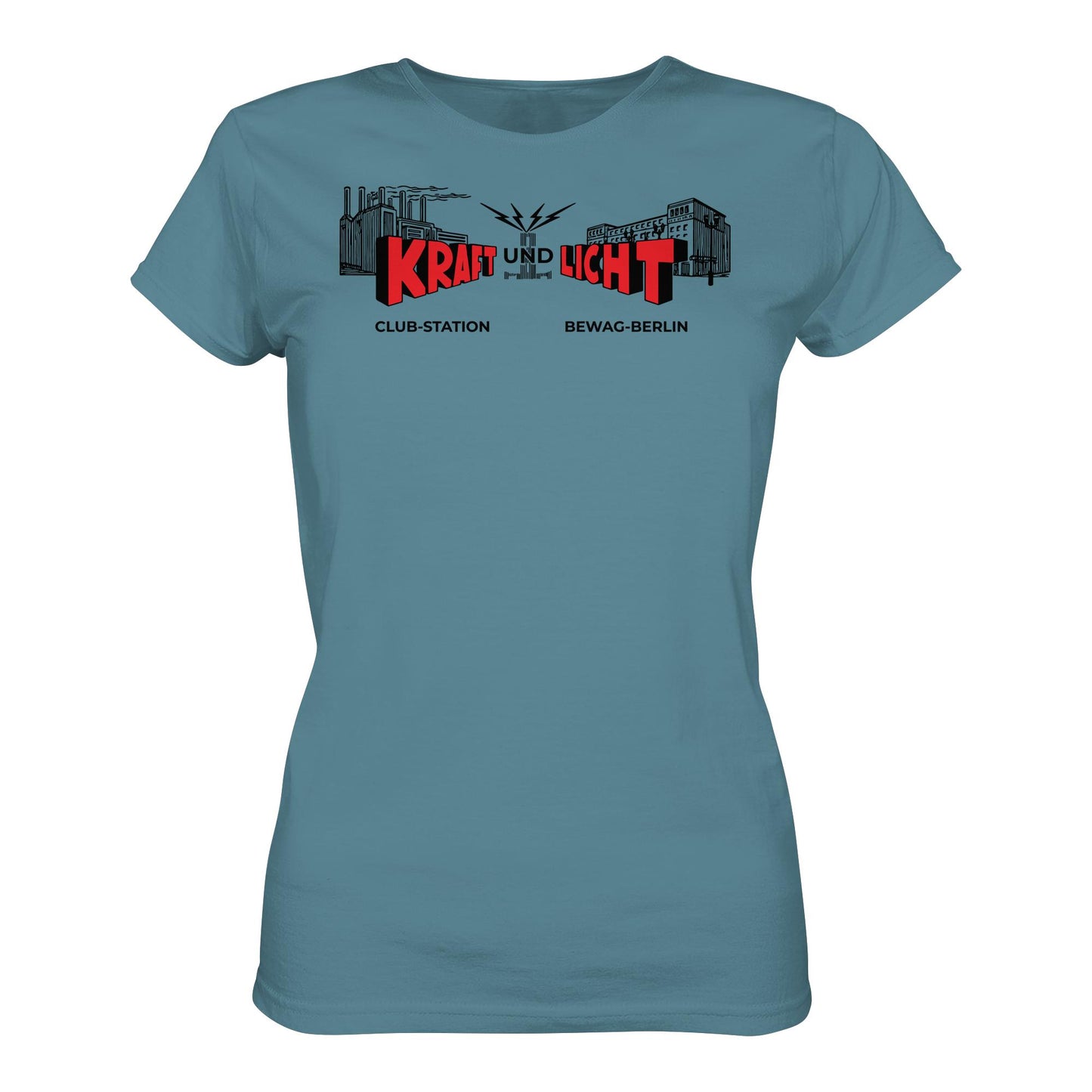 DDR Ostalgie Shirt Mädels • KRAFT UND LICHT - BEWAG BERLIN