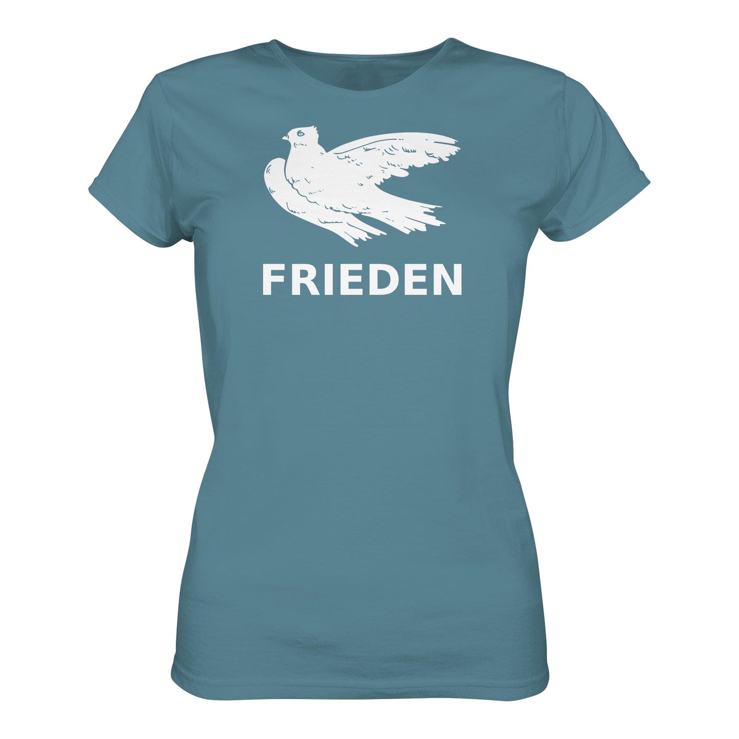 DDR Ostalgie Shirt Mädels • FRIEDEN (MOTIV ORIGINAL ANSTECKPIN)