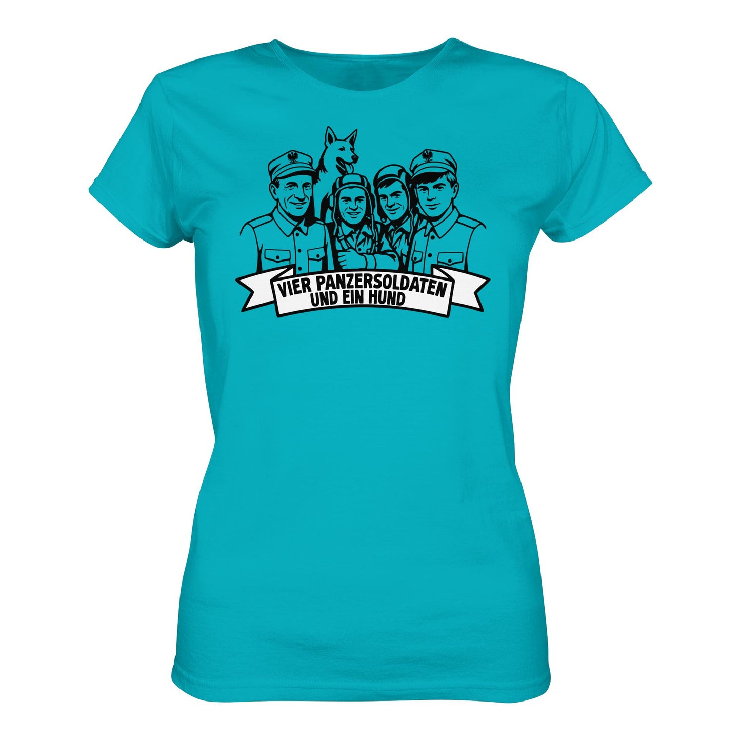 DDR Ostalgie Shirt Mädels • VIER PANZERSOLDATEN UND EIN HUND
