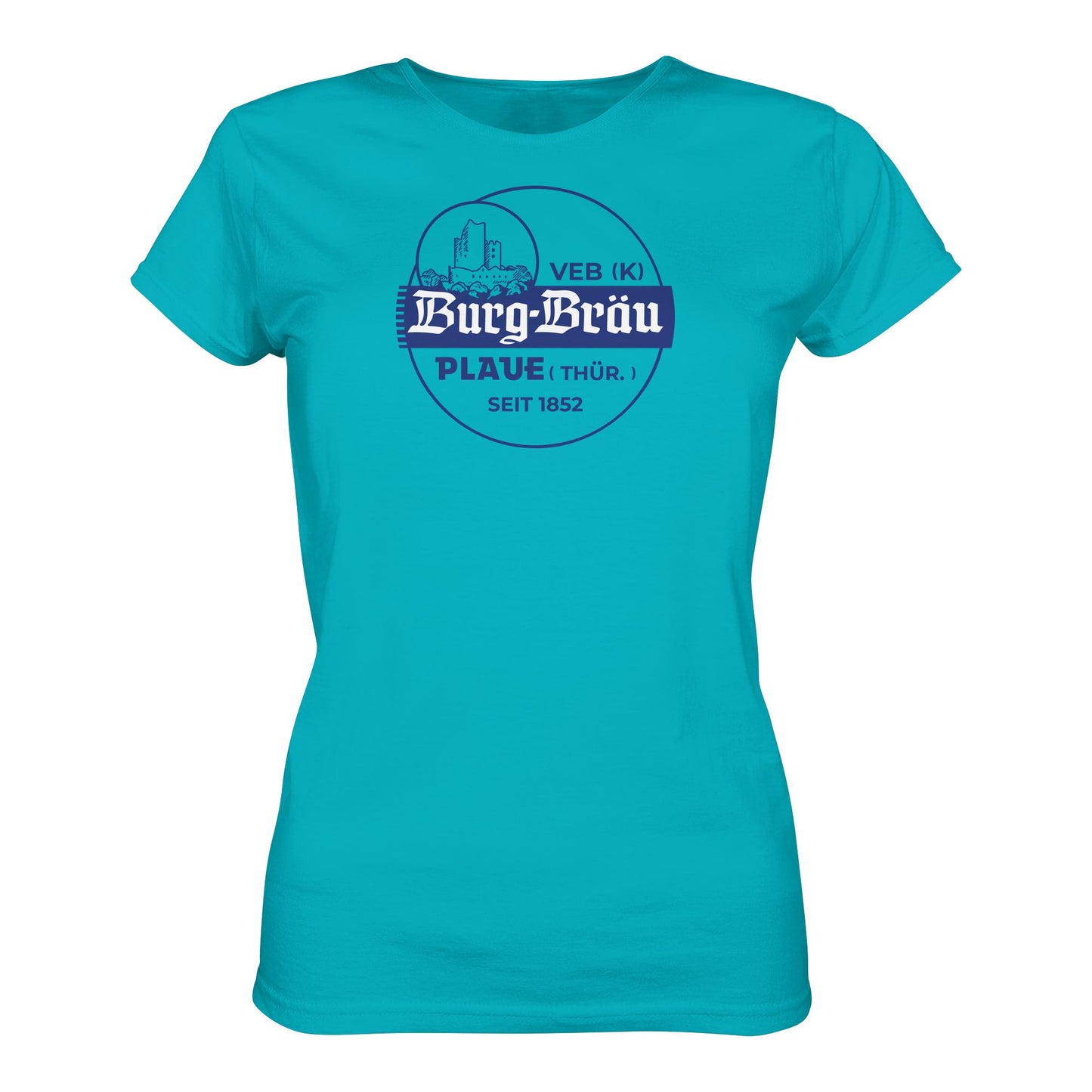 PREMIUM SHIRT MÄDELS • VEB BURG-BRÄU PLAUE BIERE