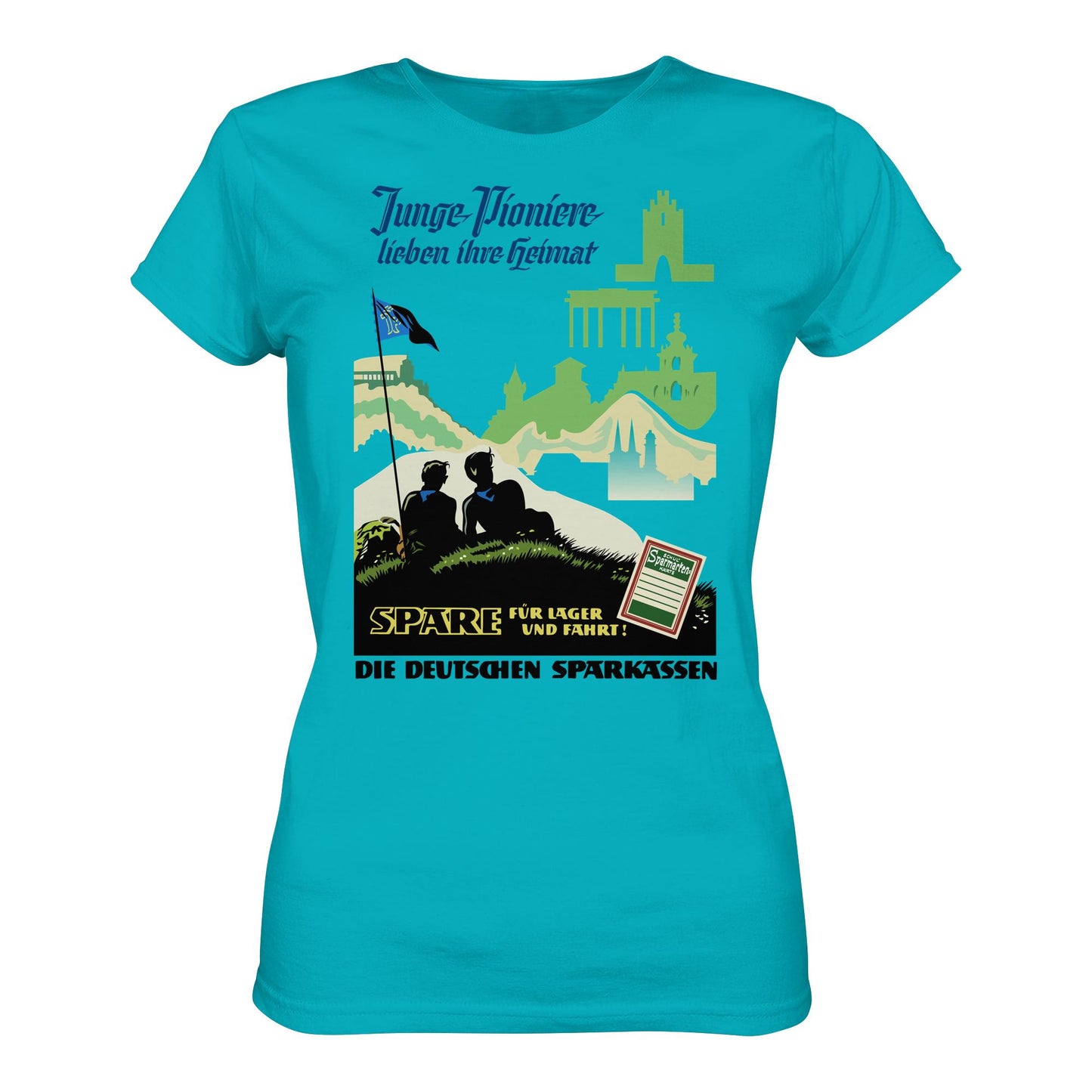 DDR Ostalgie Shirt Mädels • JUNGE PIONIERE LIEBEN IHRE HEIMAT