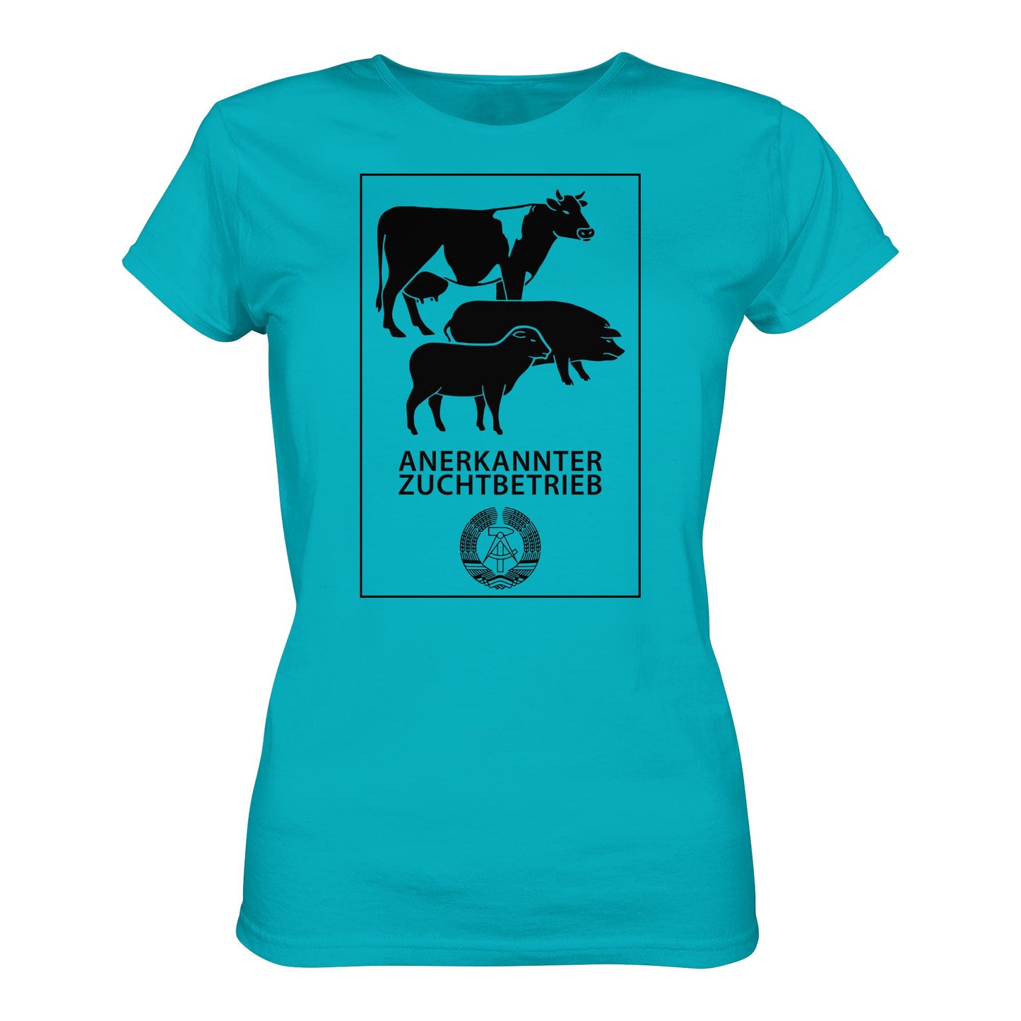 DDR Ostalgie Shirt Mädels • ANERKANNTER ZUCHTBETRIEB (ORIGINALSCHILD)