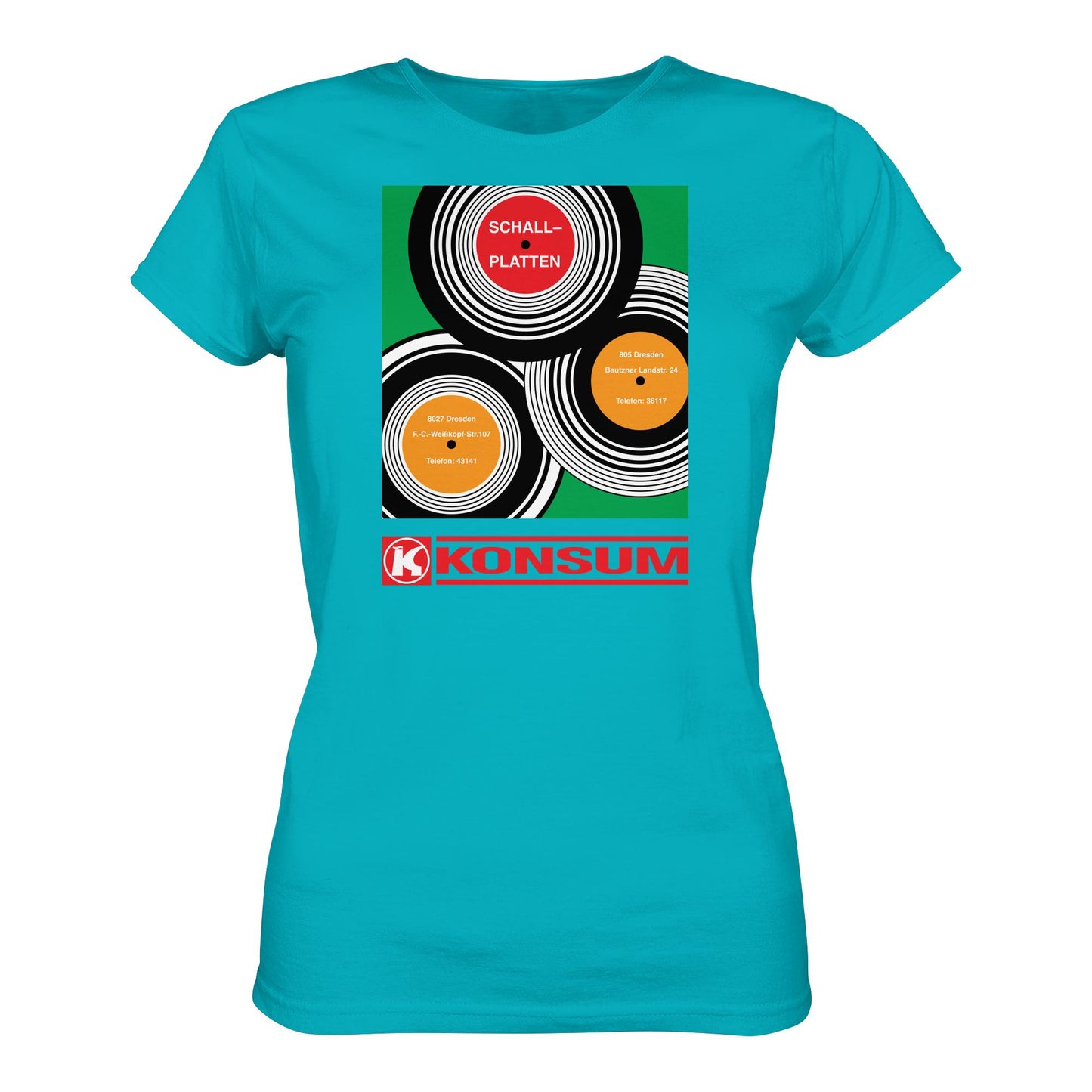 PREMIUM SHIRT MÄDELS • KONSUM SCHALLPLATTEN DRESDEN