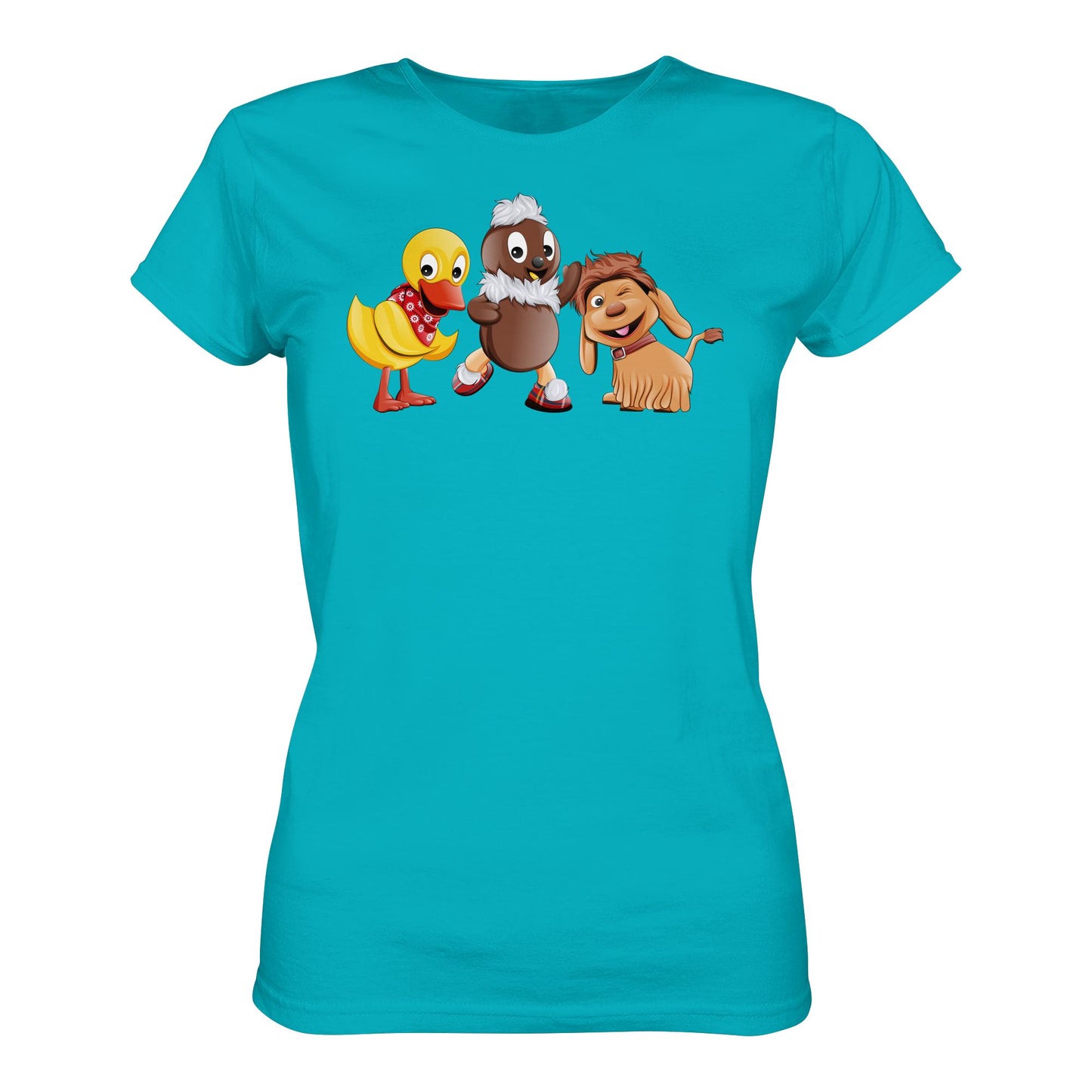 DDR Ostalgie Shirt Mädels • UNSER SANDMÄNNCHEN - PITTI, MOPPI & SCHNATTERINCHEN