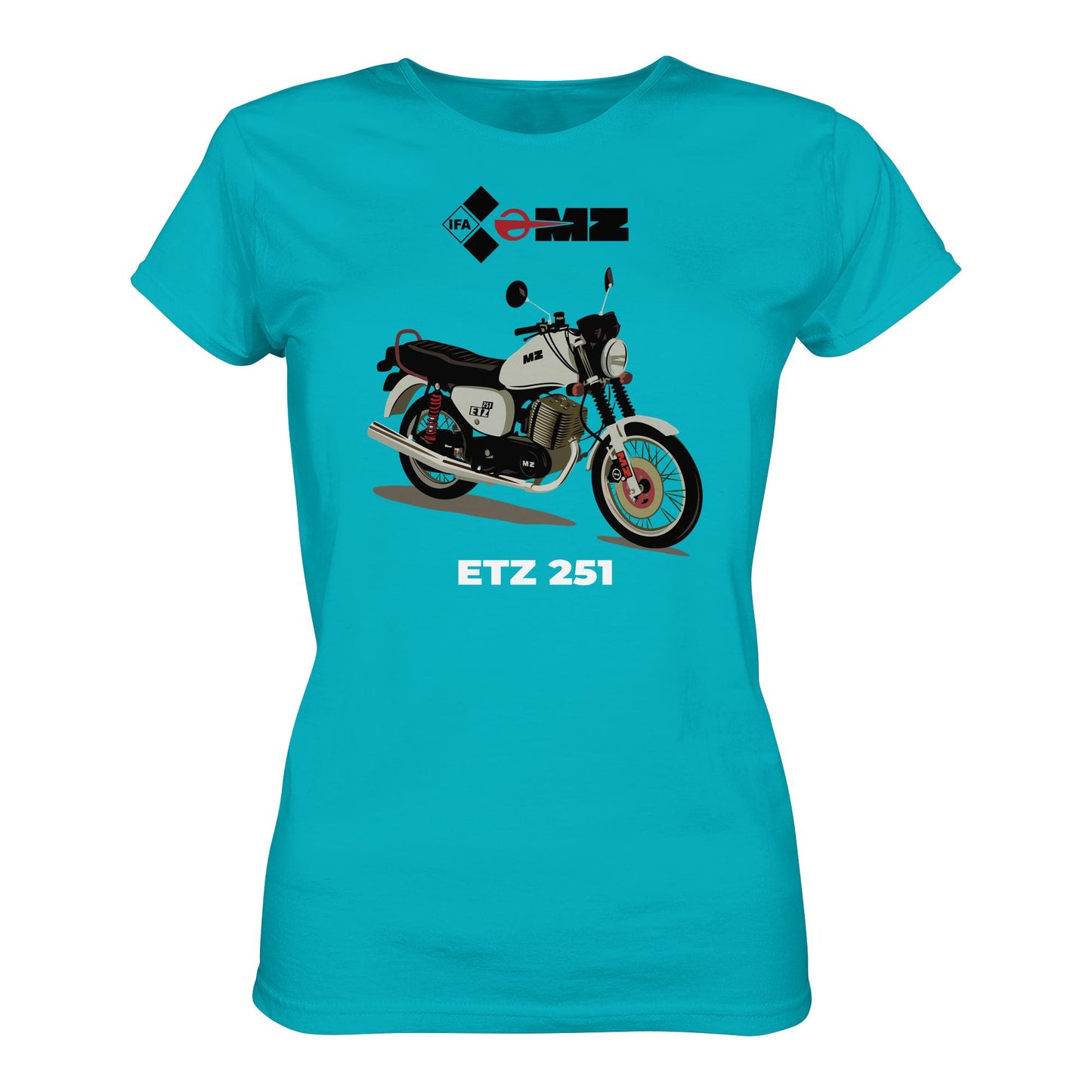 DDR Ostalgie Shirt Mädels • MZ ETZ 251 - ORIGINALWERBUNG