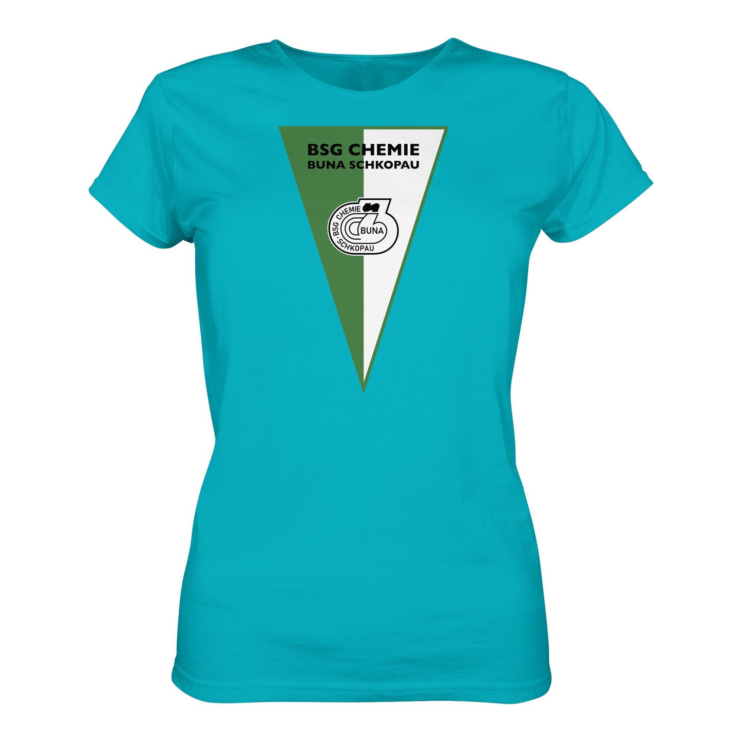DDR Ostalgie Shirt Mädels • BSG CHEMIE BUNA SCHKOPAU (ORIGINALWIMPEL)