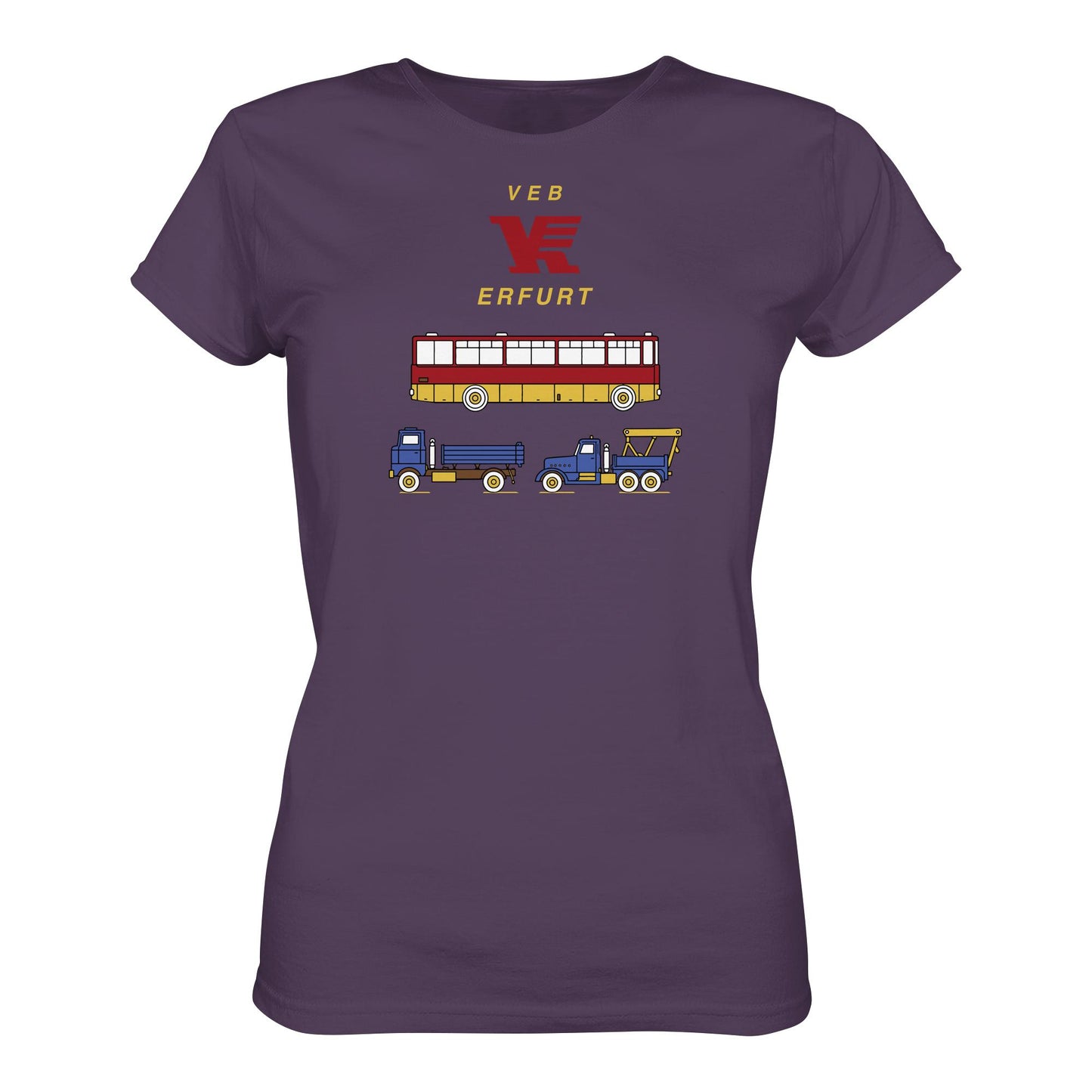 DDR Ostalgie Shirt Mädels • VEB VERKEHRSKOMBINAT ERFURT