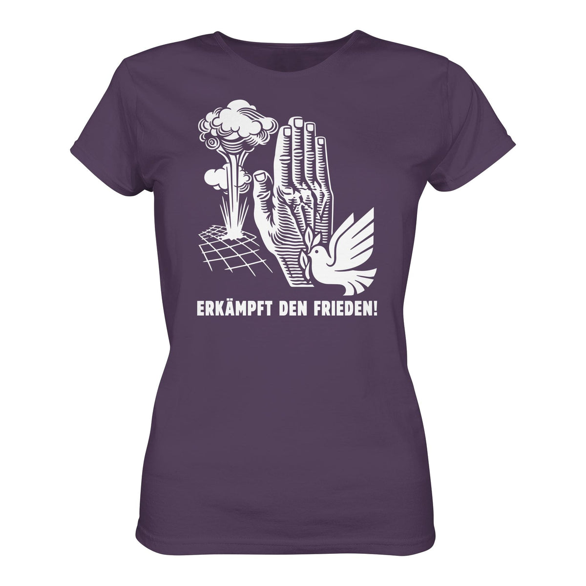 DDR Ostalgie Shirt Mädels • ERKÄMPFT DEN FRIEDEN! (ORIGINAL-PLAKAT)