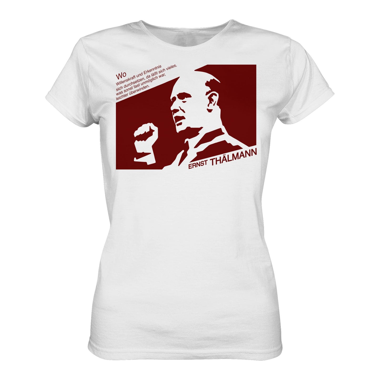 DDR Ostalgie Shirt Mädels • ERNST THÄLMANN - ORIGINAL DDR-PLAKAT