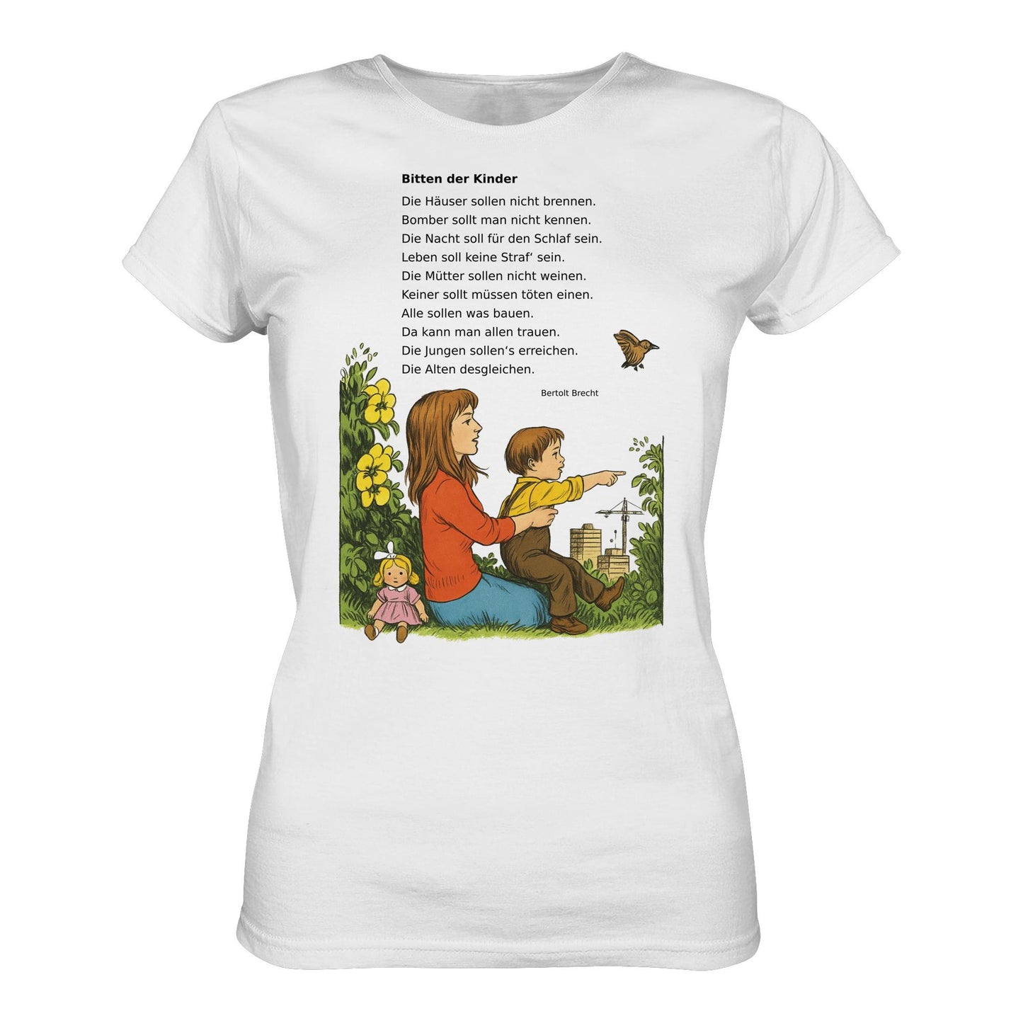 DDR Ostalgie Shirt Mädels • BITTEN DER KINDER - UNSERE FIBEL
