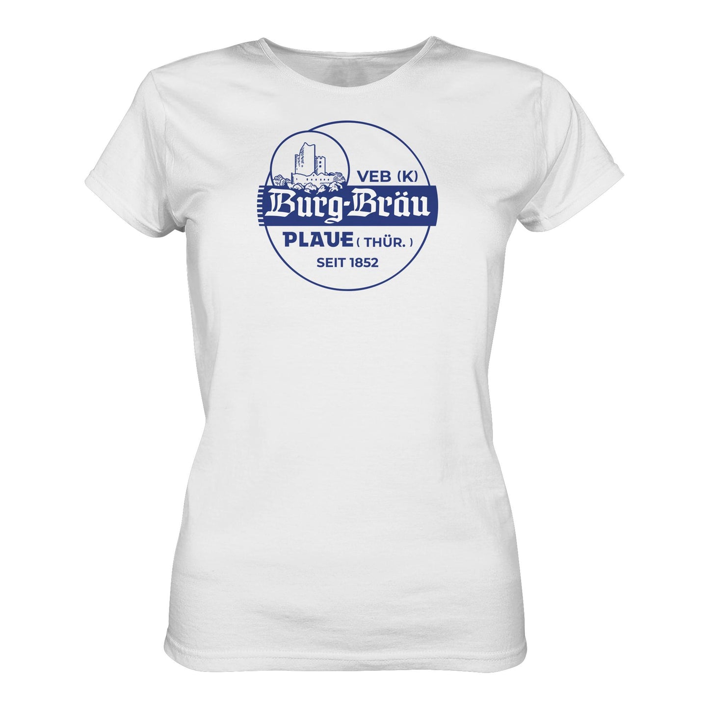 PREMIUM SHIRT MÄDELS • VEB BURG-BRÄU PLAUE BIERE