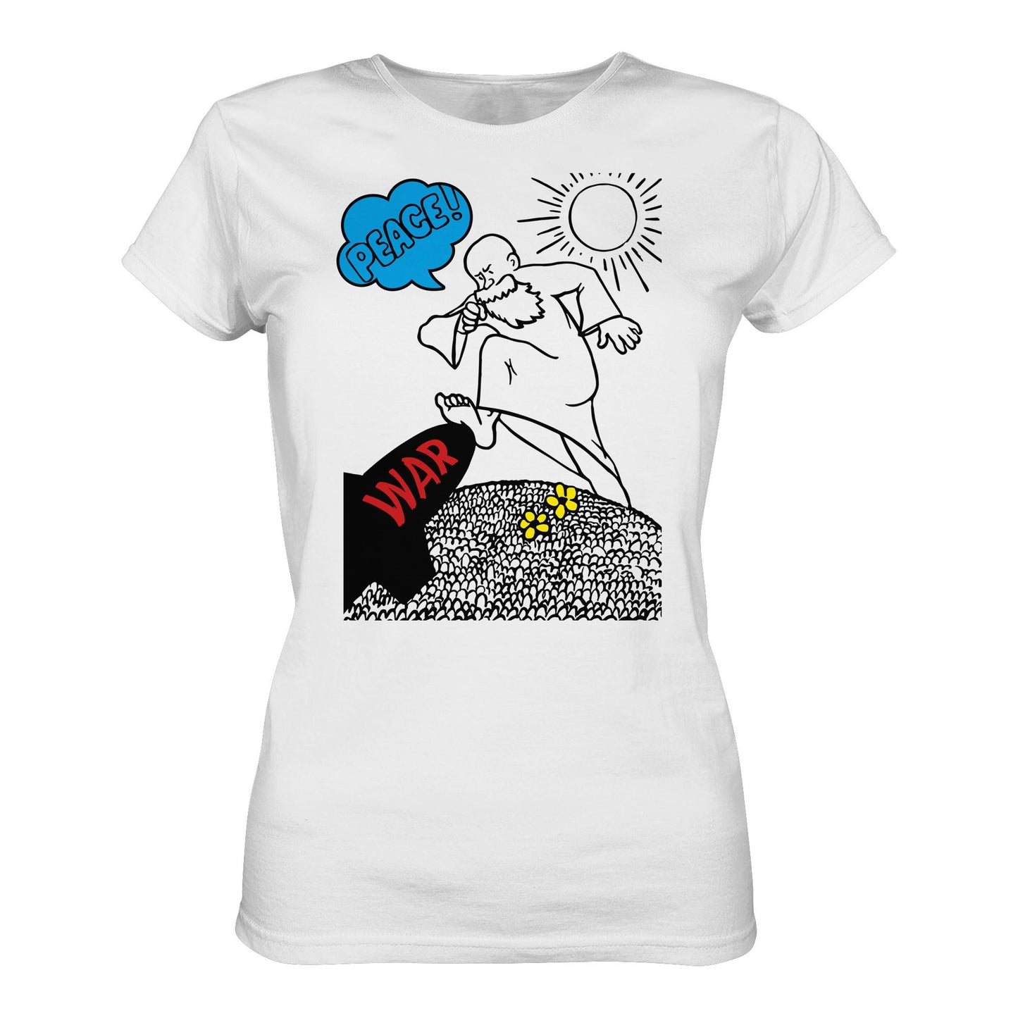 DDR Ostalgie Shirt Mädels • PEACE & WAR (ORIGINAL DDR-PLAKAT)