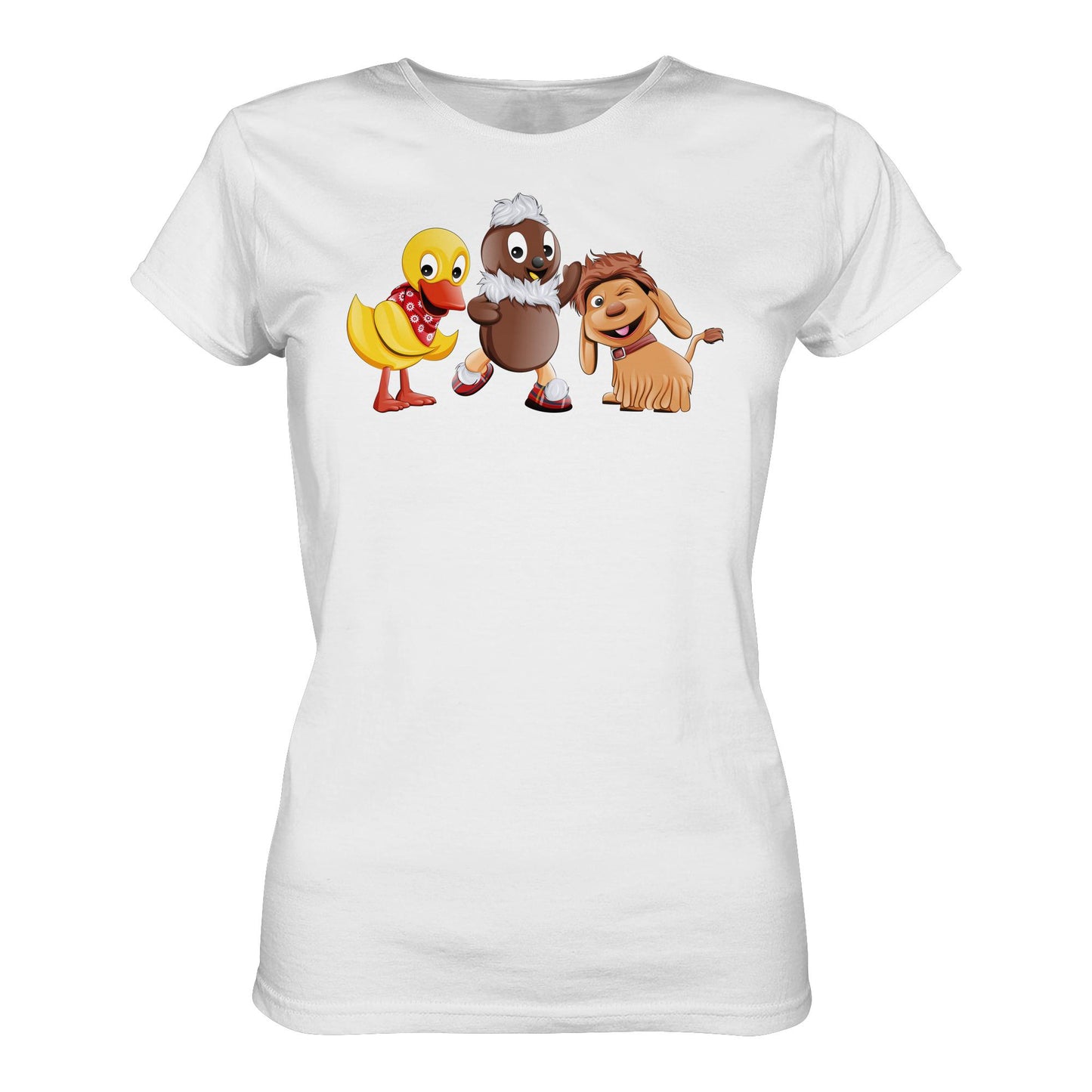 DDR Ostalgie Shirt Mädels • UNSER SANDMÄNNCHEN - PITTI, MOPPI & SCHNATTERINCHEN