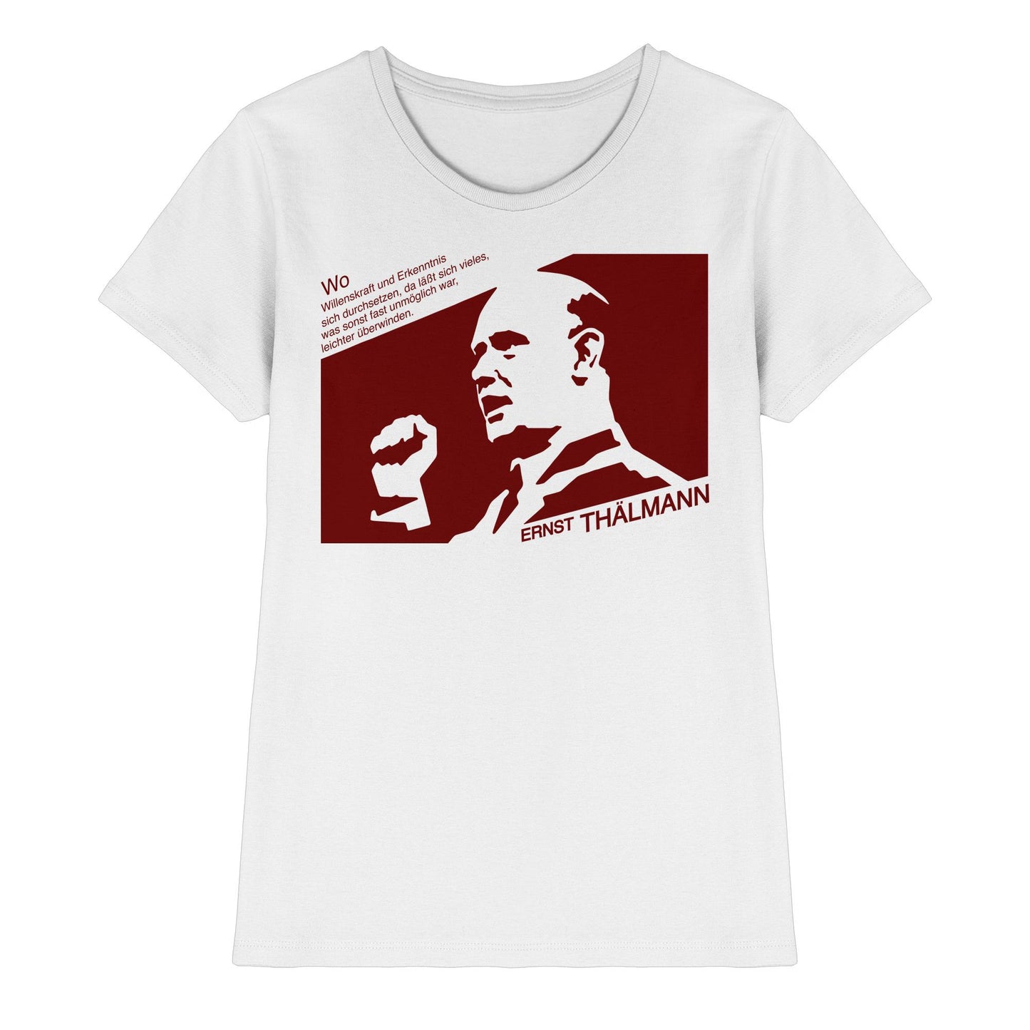 DDR Ostalgie Shirt Mädels • ERNST THÄLMANN - ORIGINAL DDR-PLAKAT