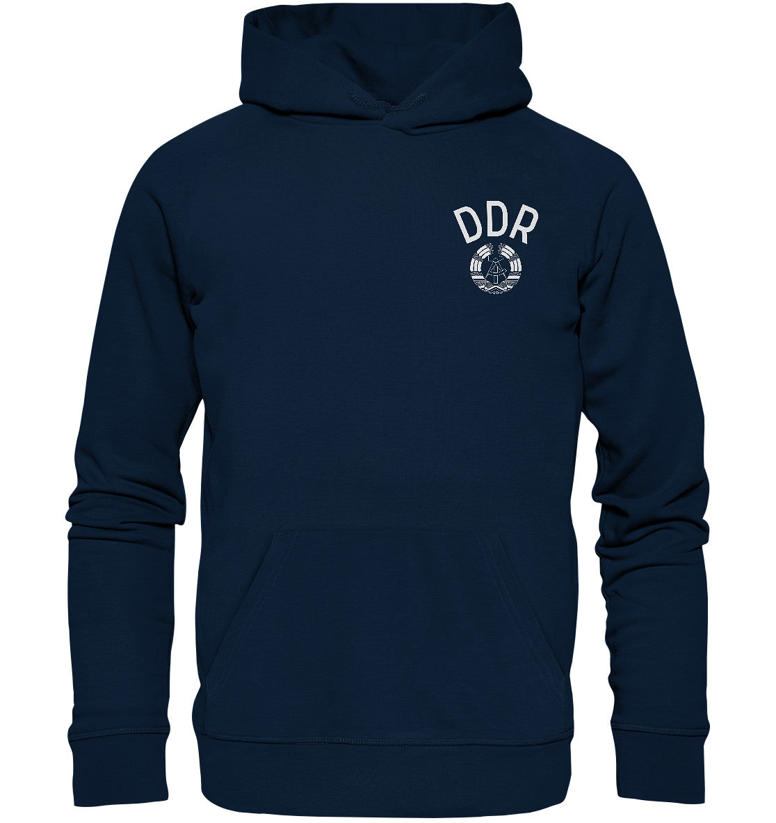 DDR Ostalgie Kapuze / Organic Hoodie Unisex • DDR SPORT TRIKOT - monochrom