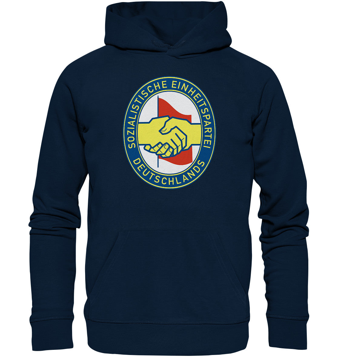DDR Ostalgie Kapuze / Organic Hoodie Unisex • SED LOGO