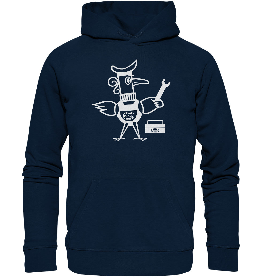 DDR Ostalgie Kapuze / Organic Hoodie Unisex • MINOL PIROL - URVERSION