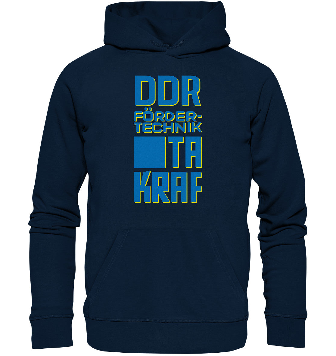 DDR Ostalgie Kapuze / Organic Hoodie Unisex • DDR FÖRDERTECHNIK TAKRAF