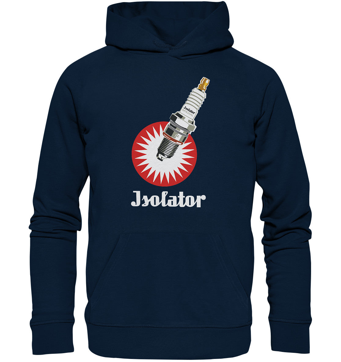 DDR Ostalgie Kapuze / Organic Hoodie Unisex • ISOLATOR ZÜNDKERZE