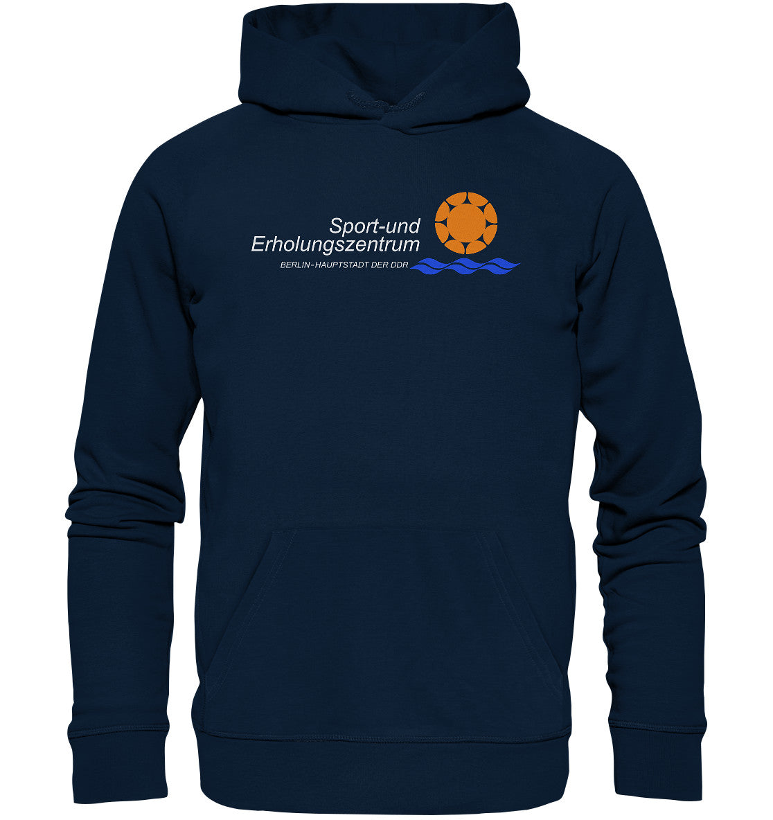 DDR Ostalgie Kapuze / Organic Hoodie Unisex • SEZ BERLIN
