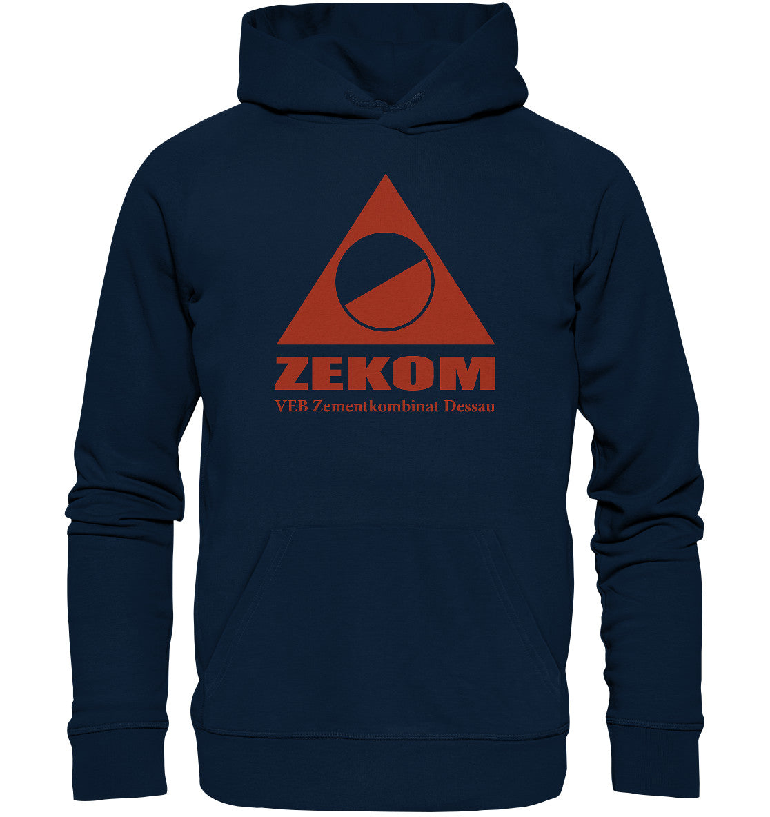 DDR Ostalgie Kapuze / Organic Hoodie Unisex • VEB ZEMENTKOMBINAT DESSAU