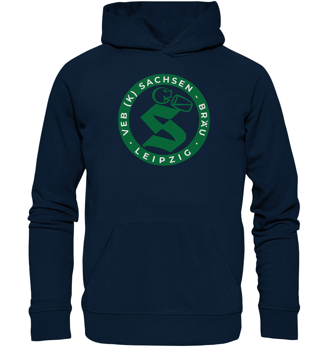 DDR Ostalgie Kapuze / Organic Hoodie Unisex • VEB SACHSENBRÄU LEIPZIG