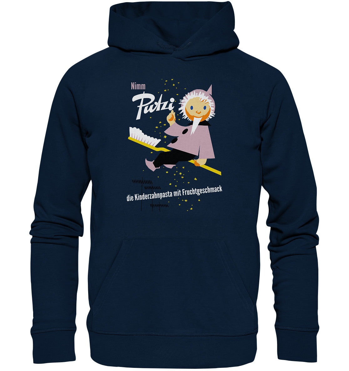 DDR Ostalgie Kapuze / Organic Hoodie Unisex • PUTZI KINDERZAHNPASTA