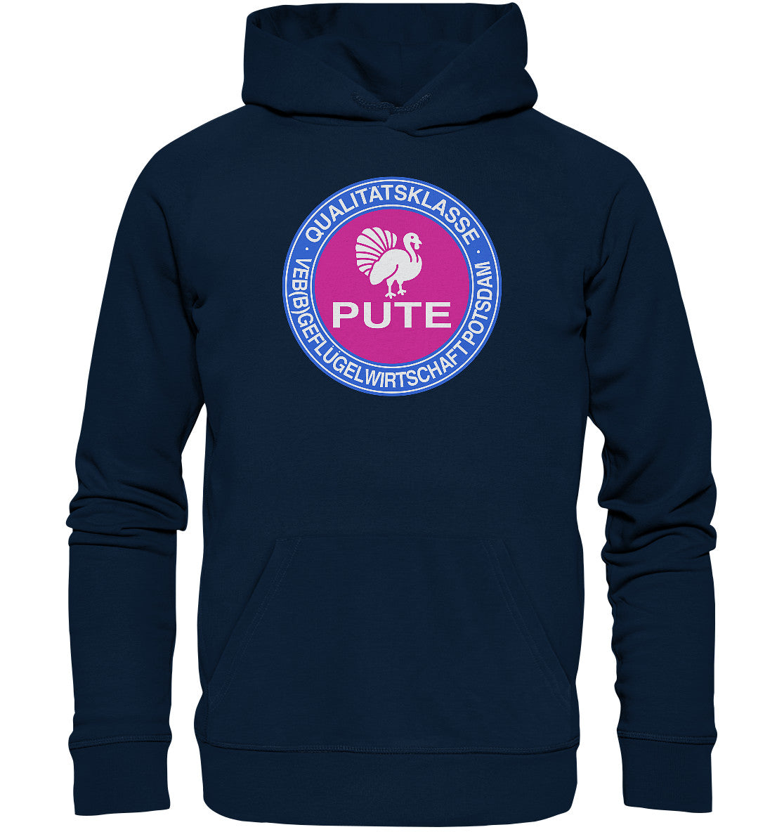 DDR Ostalgie Kapuze / Organic Hoodie Unisex • VEB GEFLÜGELWIRTSCHAFT POTSDAM