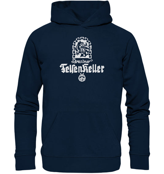 DDR Ostalgie Kapuze / Organic Hoodie Unisex • VEB DRESDNER FELSENKELLER