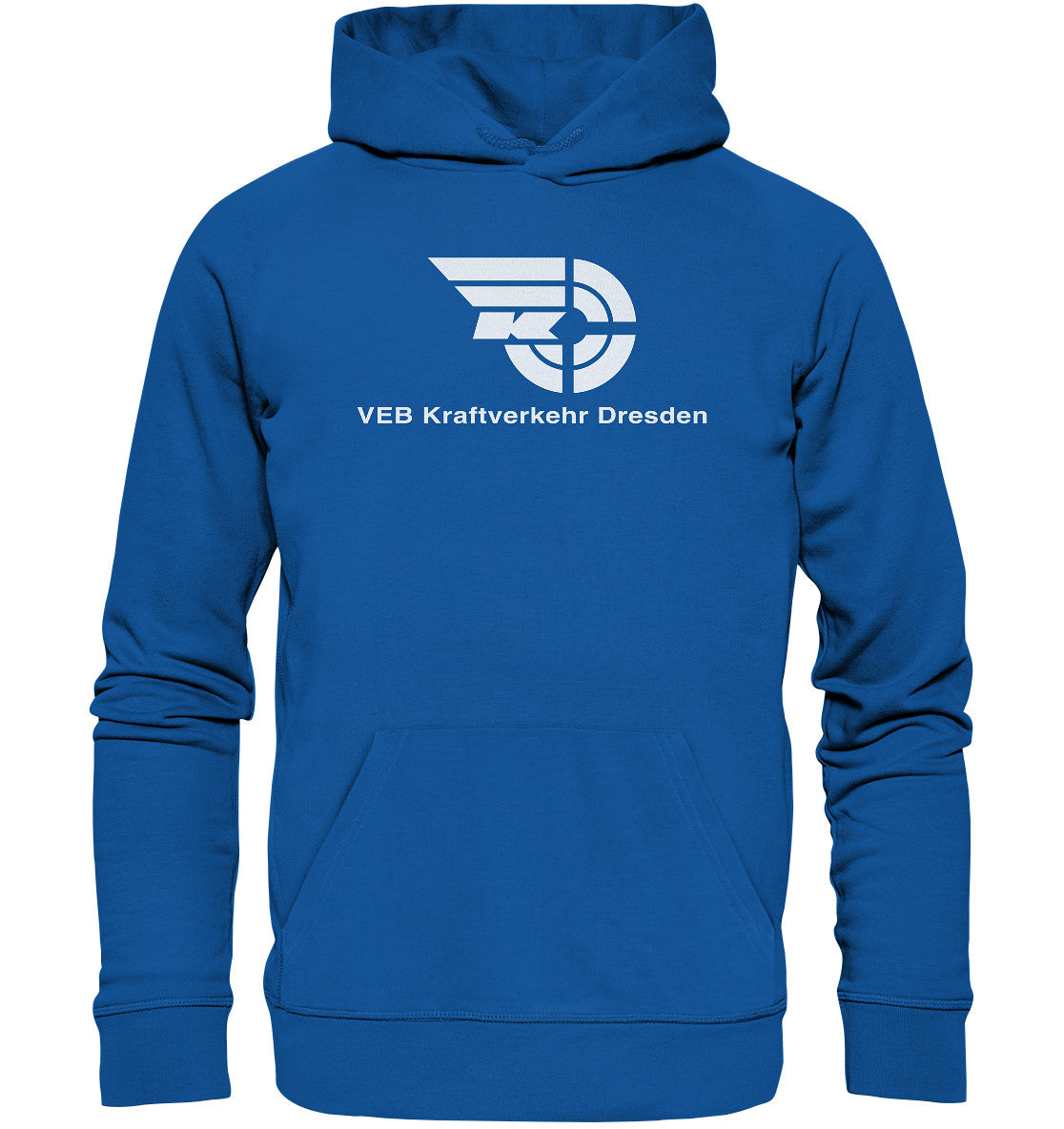 DDR Ostalgie Kapuze / Organic Hoodie Unisex • VEB KRAFTVERKEHR DRESDEN