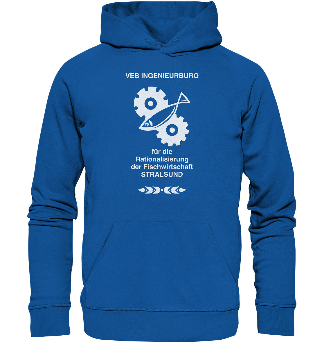 DDR Ostalgie Kapuze / Organic Hoodie Unisex • VEB INGENIEURBÜRO STRALSUND