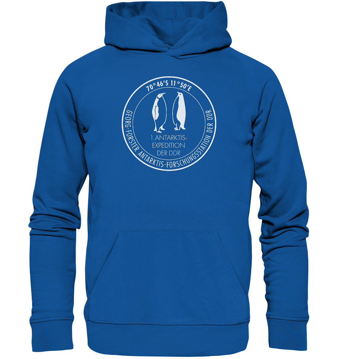 DDR Ostalgie Kapuze / Organic Hoodie Unisex • ANTARKTIS-FORSCHUNGSSTATION DER DDR