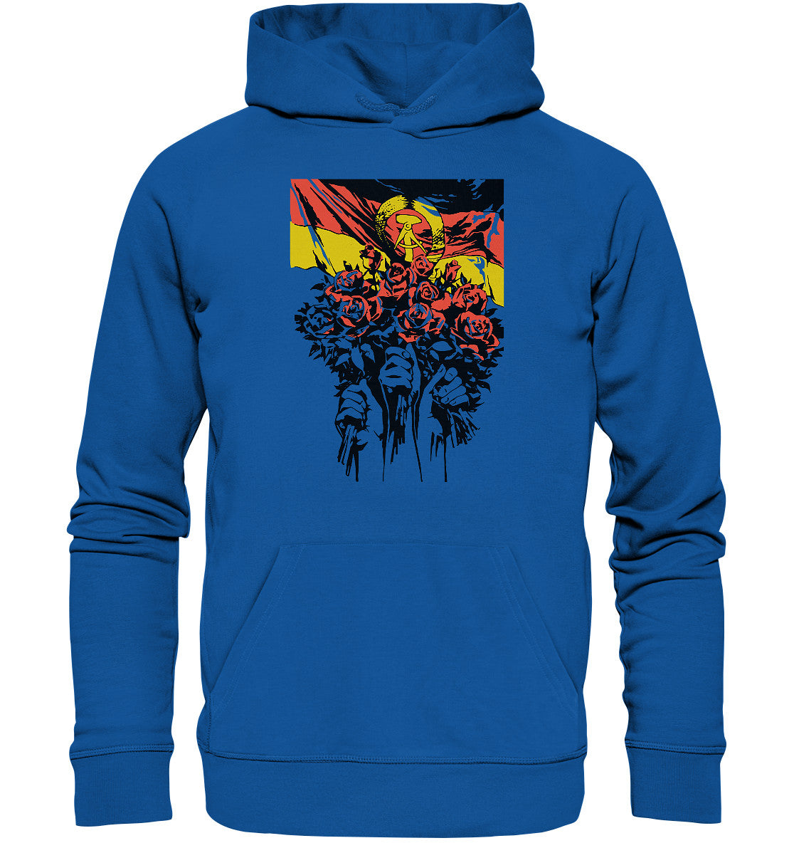 DDR Ostalgie Kapuze / Organic Hoodie Unisex • NATIONALES JUGENDFESTIVAL - BERLIN 1979, PLAKATMOTIV